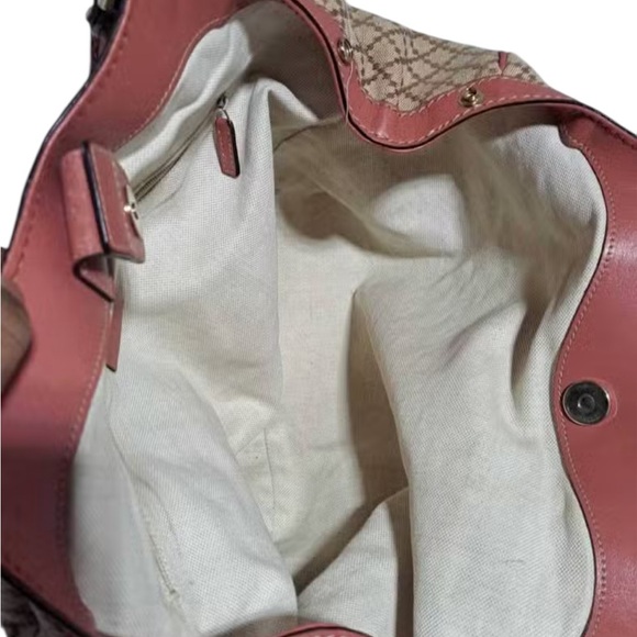 Gucci Beige and Pink Patterned Satchel - Picture 10 of 15